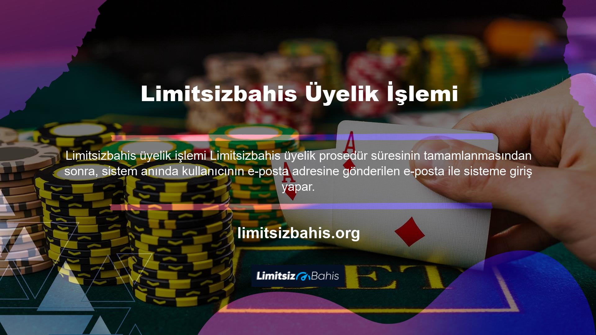 Limitsizbahis Üyelik Form Bilgileri